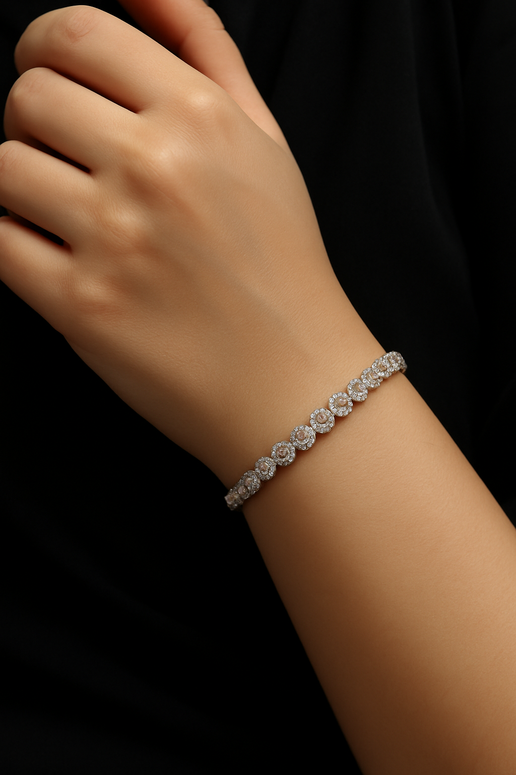 Oro,s Dainty Rhinestone Bracelet ~ 3