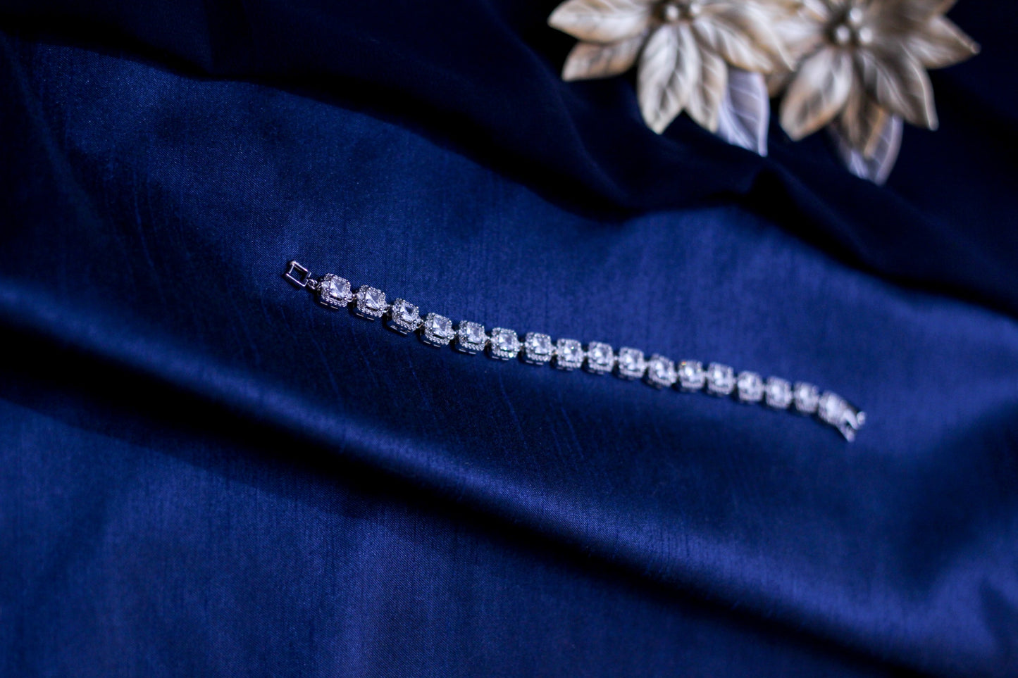 Oro,s Dainty Rhinestone Bracelet ~ 4