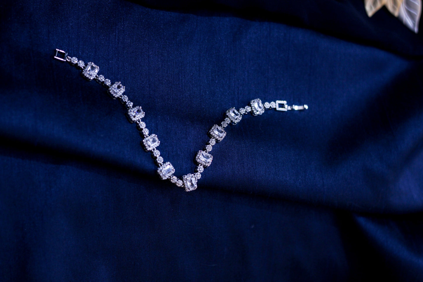 Oro,s Dainty Rhinestone Bracelet ~ 5