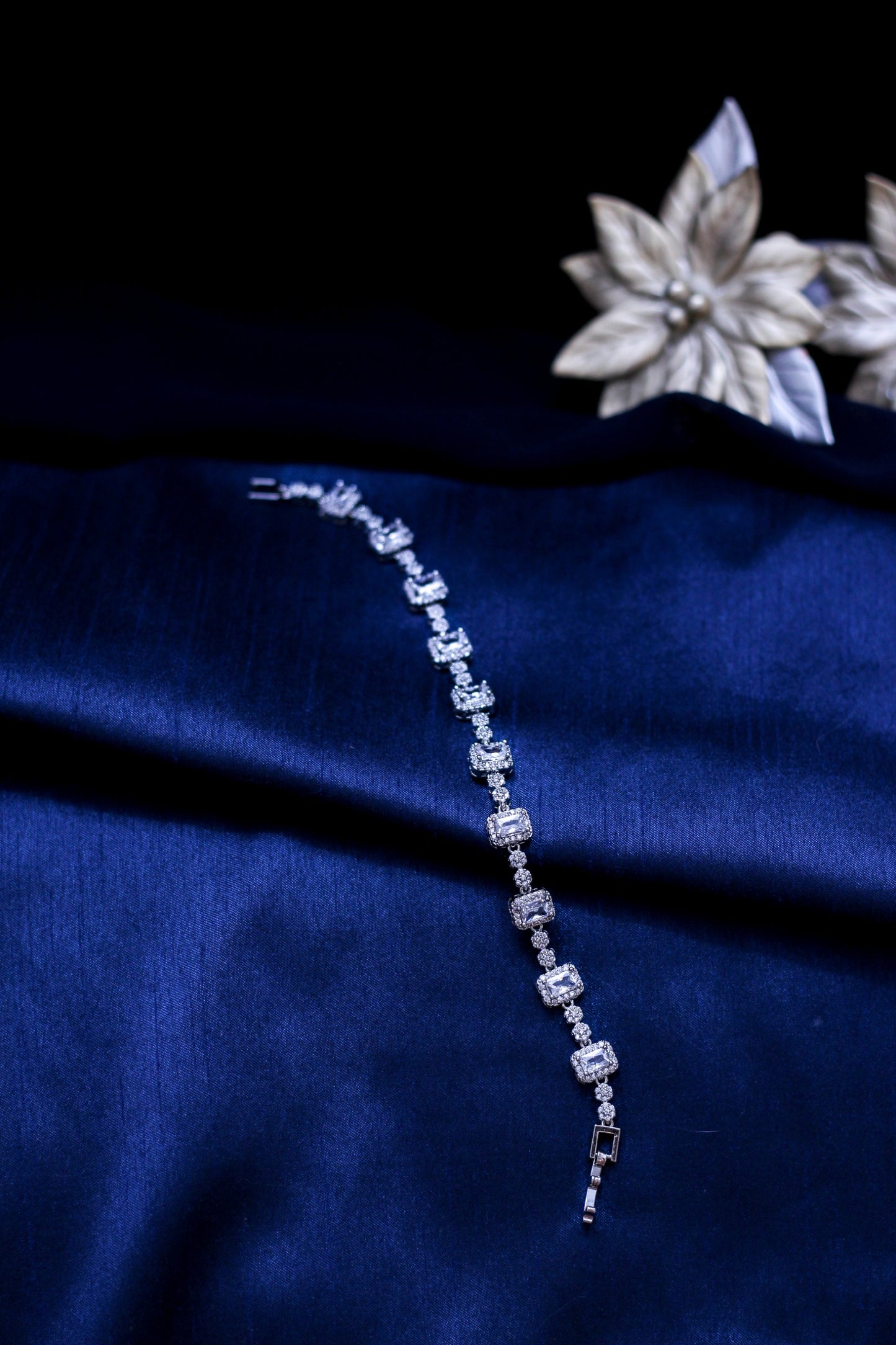 Oro,s Dainty Rhinestone Bracelet ~ 5
