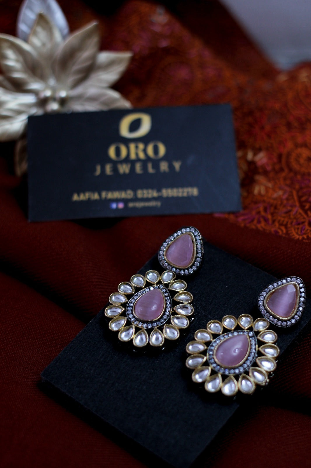 Oro's Halo Drop Earrings