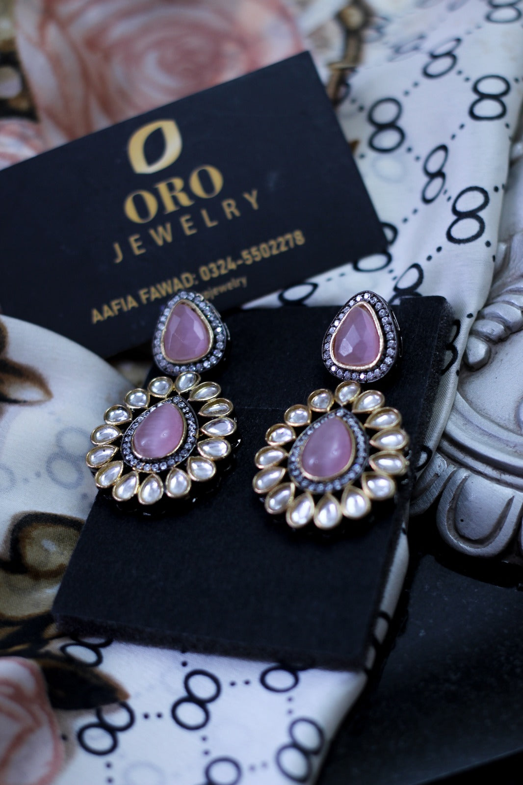 Oro's Halo Drop Earrings