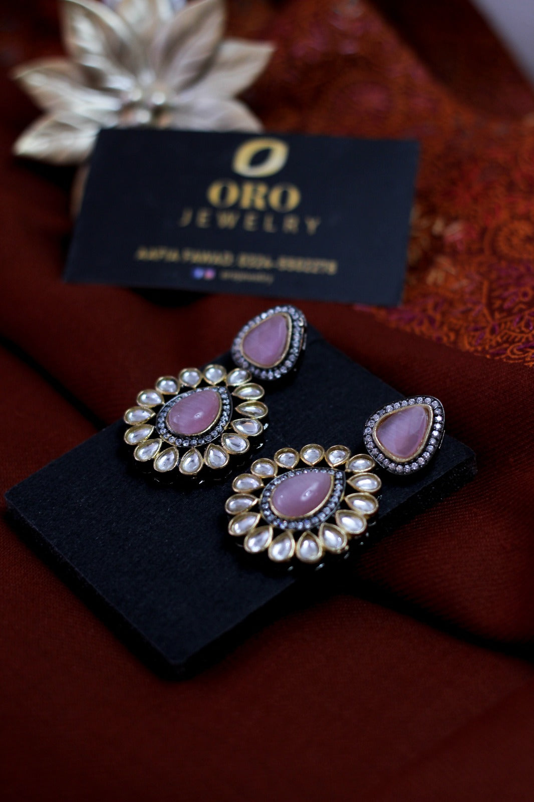 Oro's Halo Drop Earrings