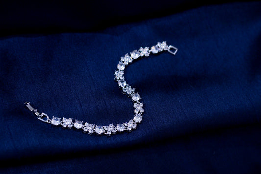 Oro,s Dainty Rhinestone Bracelet ~ 1