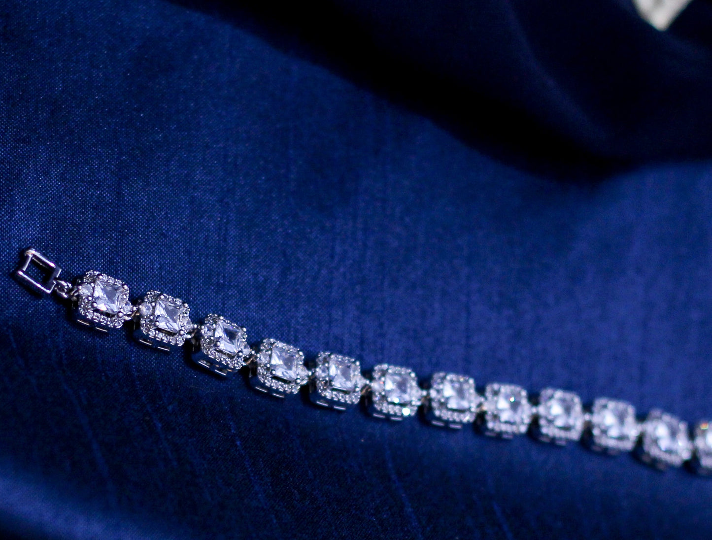Oro,s Dainty Rhinestone Bracelet ~ 3